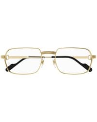 Cartier - Square Frame Glasses - Lyst