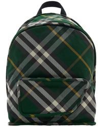 Burberry - Shield Vintage Check Zipped Backpack - Lyst