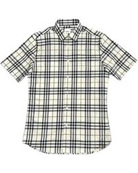 Burberry - Plaid Short-Sleeved Shirt - Lyst