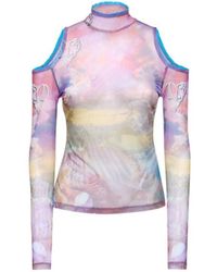ANDERSSON BELL - Luna Mysterious Fairy Print Mesh Top - Lyst