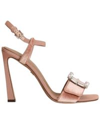 Dolce & Gabbana - Buckle Embellished Sandals - Lyst