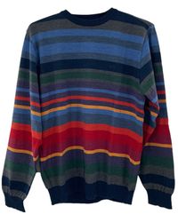 Paul & Shark - Round-Neck Striped Sweater - Lyst