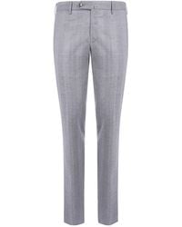 PT01 - Casual Trousers With Belt Loops - Lyst