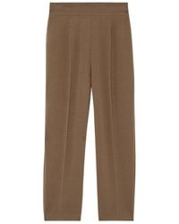 Loro Piana - Elastic Ribbed Waist Knitted Casual Pants - Lyst