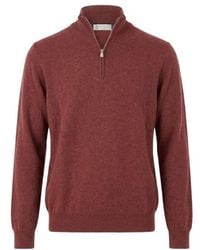 Brunello Cucinelli - Half-Zip Cashmere Sweater - Lyst