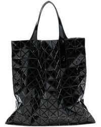 Issey Miyake - Geometric Patterned Top Handle Bag - Lyst