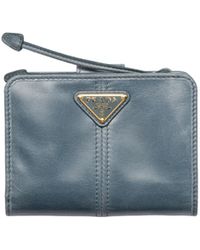 Prada - Small Leather Wallet - Lyst