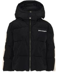 Palm Angels - Long-Sleeve Hooded Padded Jacket - Lyst