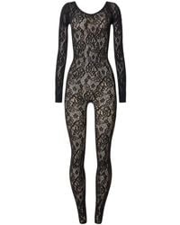 Wolford - Infinite Rose Floral-Lace Jumpsuit - Lyst