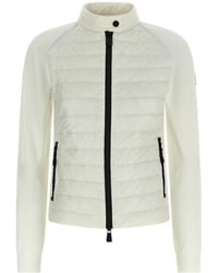 Moncler - Grenoble Tricot Quilted Cardigan - Lyst
