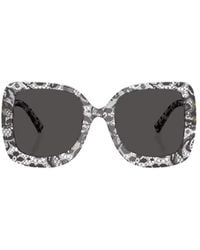Dolce & Gabbana - Eyewear Square Frame Sunglasses - Lyst