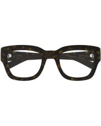 Gucci - Eyewear Square Frame Glasses - Lyst