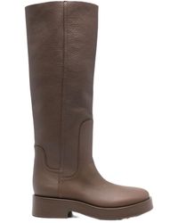 Casadei - Knee-High Leather Boots - Lyst