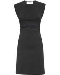 Yves Salomon - Cut-Out Ribbed Knitted Dress - Lyst