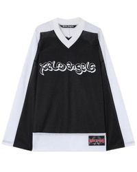 Palm Angels - Logo Mesh Long-Sleeve T-Shirt - Lyst