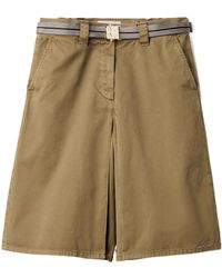 Miu Miu - Pleated Midi Skirt - Lyst