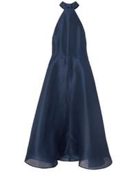 Altuzarra - Becca Silk-Satin Halterneck Midi Dress - Lyst