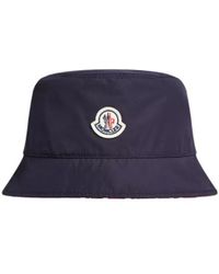 Moncler - Logo Patch Reversible Bucket Hat - Lyst