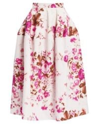 Erdem - Floral-Pattern Skirt - Lyst