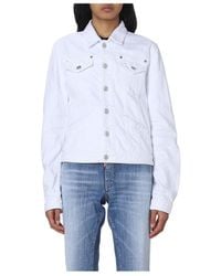 DSquared² - Buttoned Long-Sleeved Denim Jacket - Lyst
