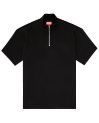 DIESEL - Short-Sleeve Half-Zip Sweatshirt - Lyst
