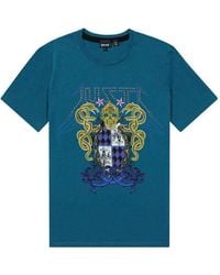 Just Cavalli - T-Shirt With Round Neck And Short Sleeves - Lyst