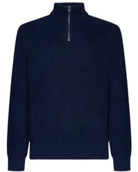 A.P.C. - Alex High-Neck Knitted Jumper - Lyst