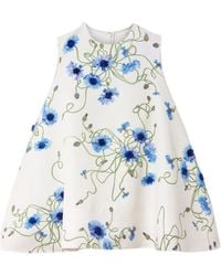 Stella McCartney - Cornflower Embroidered A-Line Dress - Lyst