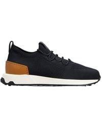 Tod's - Logo Patch Lace-Up Sneakers - Lyst