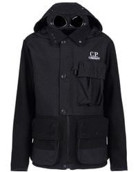 C.P. Company - Duffel Mixed Goggle Hooded Jacket - Lyst