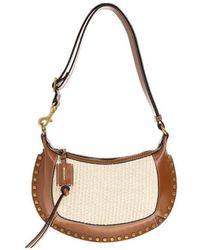 Isabel Marant - Crescent-Shaped Patchwork Shoulder Bag - Lyst