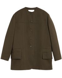 Max Mara - Recital Buttoned Long-Sleeved Jacket - Lyst