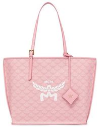 MCM - Medium Himmel Lauretos Top Handle Bag - Lyst