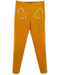 Moschino - Heart-Shaped Bag Casual Pants - Lyst