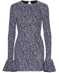 ROTATE BIRGER CHRISTENSEN - Cut-Out Detailed Sequinned Mini Dress - Lyst