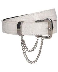 Alessandra Rich - Logo Belt - Lyst