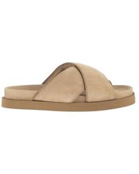 Fabiana Filippi - Cross-Strap Flat Sandals - Lyst