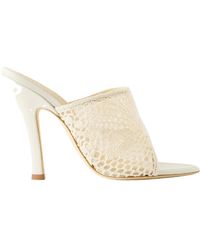 Magda Butrym - Crochet-Knit Open-Toe Mules - Lyst