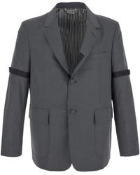 Thom Browne - Notched-Lapels Single-Breasted Blazer - Lyst