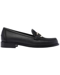 Ferragamo - Ferragamo Gancini Jacquard Slip-On Loafers - Lyst
