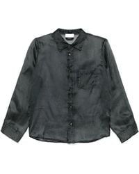 Haikure - Ronda Sheer Detailed Long-Sleeve Shirt - Lyst