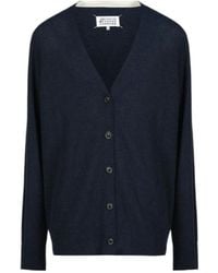 Maison Margiela - V-Neck Long-Sleeved Cardigan - Lyst