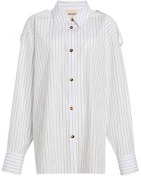 KHAITE - The Tamal Striped Button-Up Shirt - Lyst