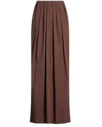 Brunello Cucinelli - Solid-Colored Pleated Skirt - Lyst