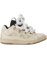 Lanvin - Curb Lace-Up Sneakers - Lyst