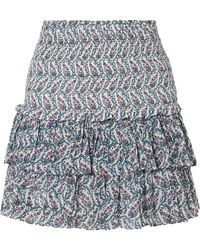 Isabel Marant - Isabel Marant Étoile Naomi Ruffled Detail Mini Skirt - Lyst