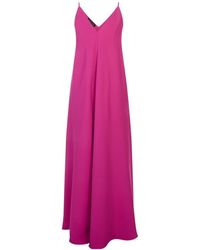 Gianluca Capannolo - V-Neck Spaghetti-Strap Maxi Dress - Lyst