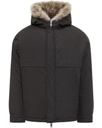 Yves Salomon - Parka With Fur Hood - Lyst