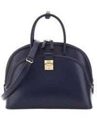 MCM - Logo-Plaque Tote Bag - Lyst