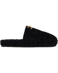 Versace - Logo Slippers - Lyst
